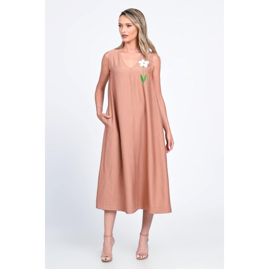 Rochie Dama, Eranthe, V-Neckline V323P