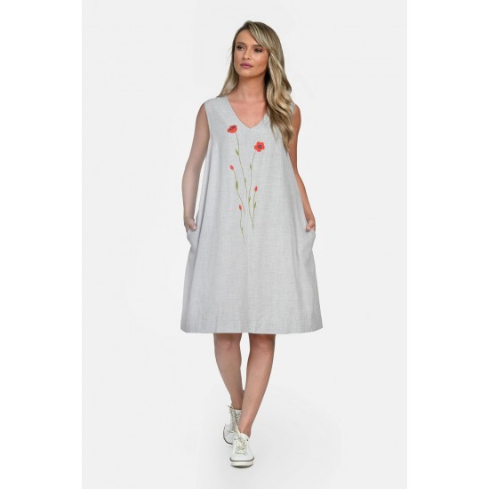 Rochie Dama, Eranthe, V-Neckline V341