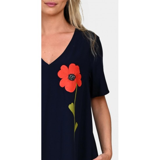 Rochie Dama, Eranthe, V-Neckline V342