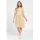 Rochie Medie Dama, Casual, Bej V308