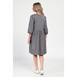 Rochie Medie Dama, Casual, Gri V307