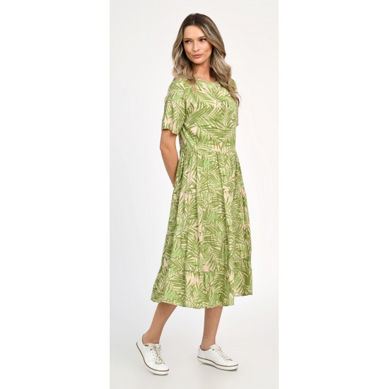Rochie Dama, Eranthe, Leafy Green V313