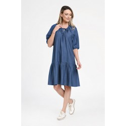 Rochie Dama, Eranthe, Boho Style, cu Pictura Realizata Manual V350