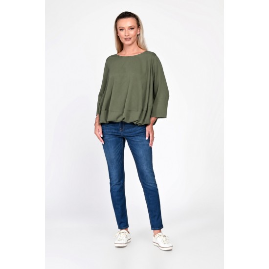 Bluza Dama, Eranthe, Baloon, Croi lejer, talie elastica bufanta V427