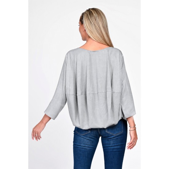 Bluza Dama, Eranthe, Baloon, Croi lejer, talie elastica bufanta V428