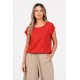 Bluza Dama, Eranthe, Kimono, de in, decolteu rotund, maneca kimono, elastic in talie V412