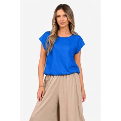 Bluza Dama, Eranthe, Kimono, de in, decolteu rotund, maneca kimono, elastic in talie V413