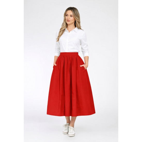 Fusta Dama, Eranthe, 2 in 1, cu snururi ascunse V373