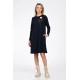 Rochie Dama, Eranthe, A-Line, cu Pictura Realizata Manual V364A