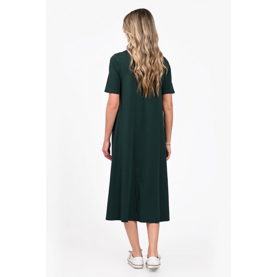 Rochie Dama, Eranthe, A-Line, cu Pictura Realizata Manual V395