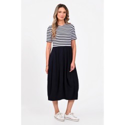 Rochie Dama, Eranthe, Baloon, tip Lalea cu dungi V391