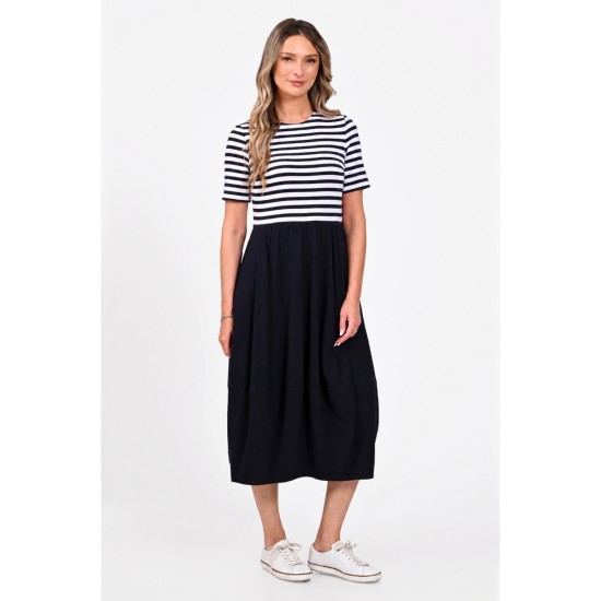 Rochie Dama, Eranthe, Baloon, tip Lalea cu dungi V391