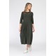 Rochie Dama, Eranthe, Baloon, tip Lalea, cu Pictura Realizata Manual V367