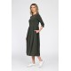 Rochie Dama, Eranthe, Baloon, tip Lalea, cu Pictura Realizata Manual V367