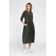Rochie Dama, Eranthe, Baloon, tip Lalea, cu Pictura Realizata Manual V367