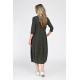 Rochie Dama, Eranthe, Baloon, tip Lalea, cu Pictura Realizata Manual V367