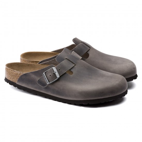 Papuci Unisex, Birkenstock, Boston 1013256 Narrow Fit
