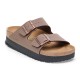 Papuci Dama, Birkenstock, Arizona PAP Flex Platform 1027417 Narrow Fit