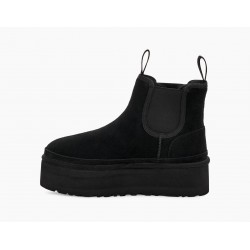 Ghete Dama, UGG, Neumel Platform Chelsea 1134526-BLK
