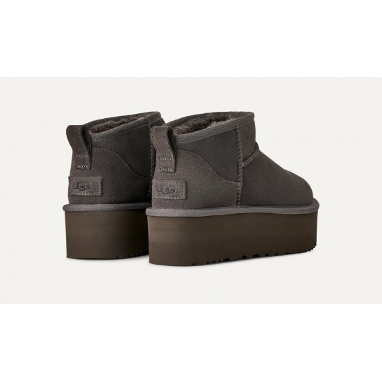 Ghete Dama, UGG, Classic Ultra Mini 1135092-CHR