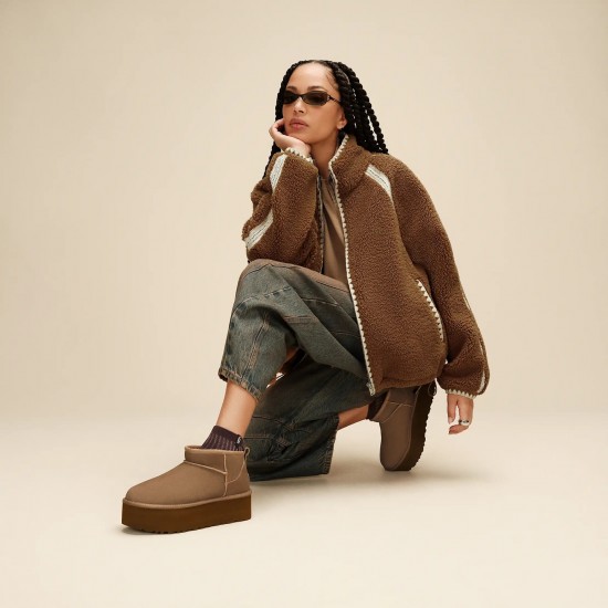 Ghete Dama, UGG, Classic Ultra Mini Platform 1135092-LBN