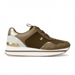 Pantofi Sport Dama, Michael Kors, Raina Platform Trainer 43T6RNFS1D