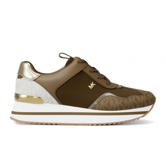 Pantofi Sport Dama, Michael Kors, Raina Platform Trainer 43T6RNFS1D