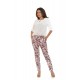 Pantaloni drepti paisley - floral 