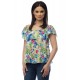 Bluza multicolora dama model floral 