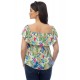 Bluza multicolora dama model floral 