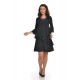 Rochie Dama Neagra cu volane Rochie Dama Neagra cu volane