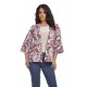 Kimono de Dama Paisley Rosu