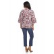 Kimono de Dama Paisley Rosu