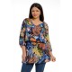 Tunica dama Multicolor cu Flori Tunica dama Multicolor cu Flori