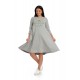 Rochie Dama Gri cu Buzunare Rochie Dama Gri cu Buzunare