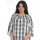 Bluza Dama, Ampla cu Carouri Bluza Dama, Ampla cu Carouri