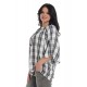 Bluza Dama, Ampla cu Carouri Bluza Dama, Ampla cu Carouri