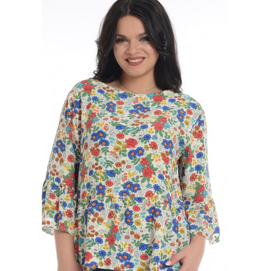 Bluza dama, cu imprimeu floral Bluza dama, cu imprimeu floral