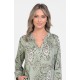 Camasa Dama Verde cu imprimeu floral Camasa Dama Verde cu imprimeu floral