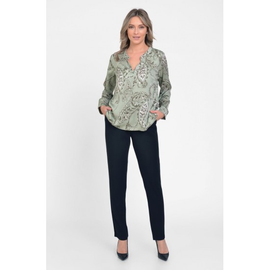Camasa Dama Verde cu imprimeu floral Camasa Dama Verde cu imprimeu floral