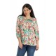 Bluza Dama, Ampla, Multicolora cu model Floral