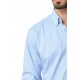 Camasa barbati regular bleu cu buline - The Original G+ Camasa barbati regular bleu cu buline - The Original G+