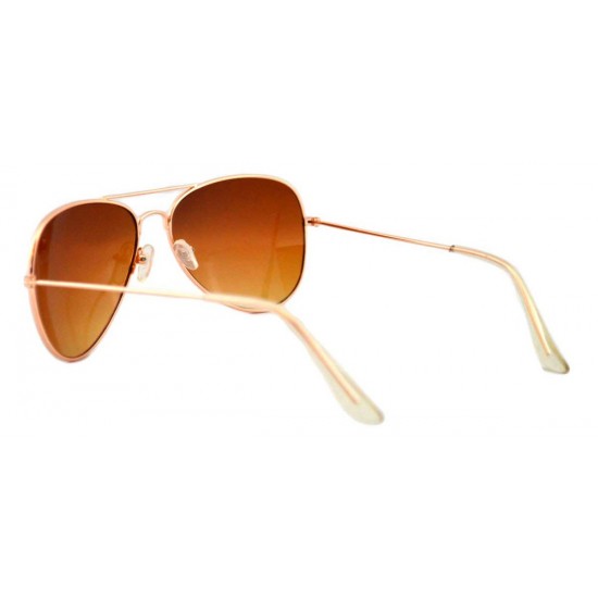 Ochelari de soare Aviator culoare Maro - Gold