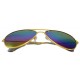 Ochelari de soare Aviator  - 3 nuante cu reflexii - Gold