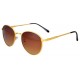 Ochelari de soare model Aviator, Maro - Auriu