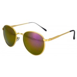 Ochelari de soare Rotunzi culoare Mov cu Gold