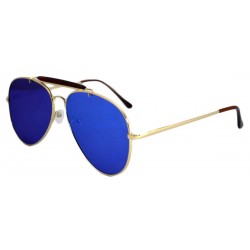 Ochelari de soare Aviator Outdoorsman Albastru - Auriu