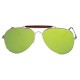 Ochelari de soare Aviator Outdoorsman Verde deschis reflexii - Auriu