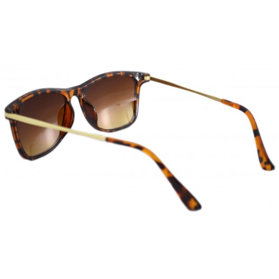 Ochelari de soare Passenger V Maro Animal Print - Maro