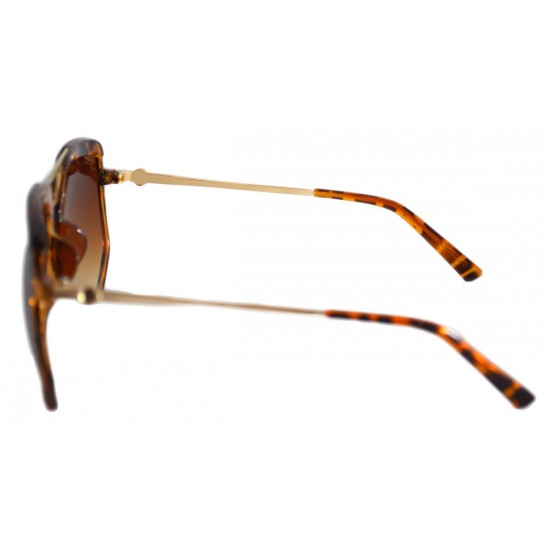Ochelari de soare Rectangular Animal Print-